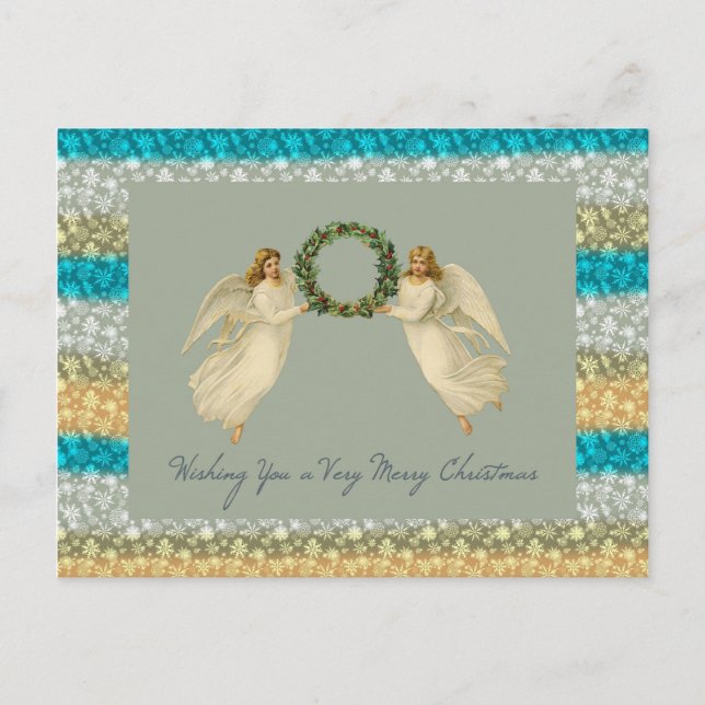 Je vous souhaite un très joyeux Noël carte Angles (Devant)