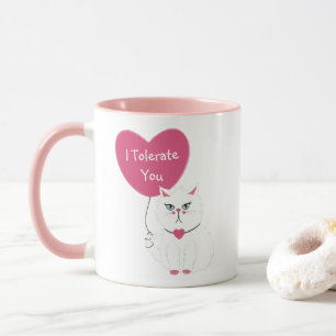 Je vous tolère Chat Sarcastique La Mug de la Saint