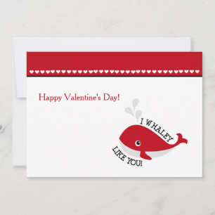 Je Whaley aime ta carte de Saint Valentin