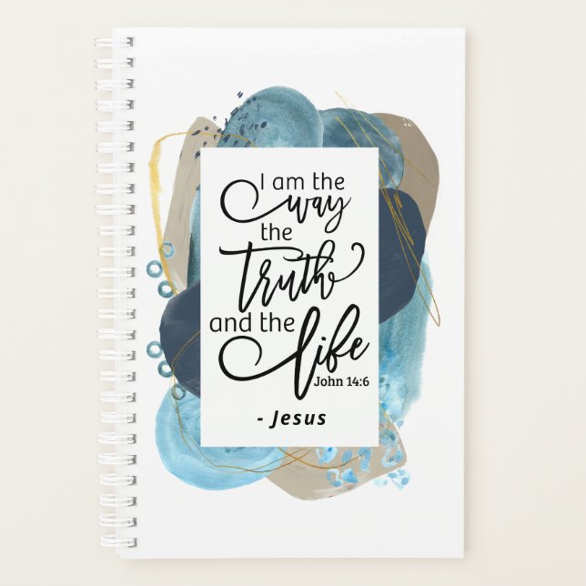 Jean 14:6 Je suis la voie de la Vérité Bible chrét (Devant)