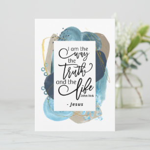 Jean 14:6 Je suis le chemin de la Bible chrétienne