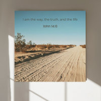 Jean 14:6 KJV Affichage mural – Affiche de verset