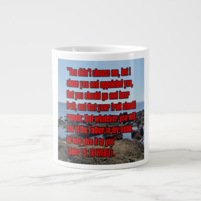 Jean 15:16 WEBU Mug (Devant)