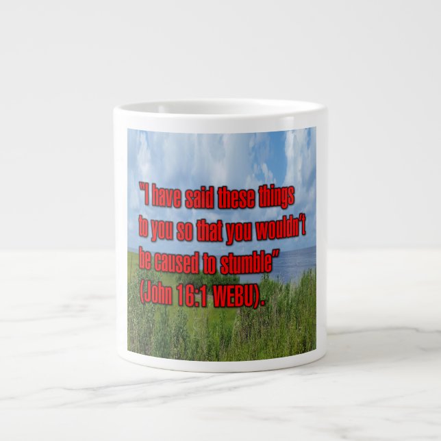 Jean 16:1 WEBU Mug (Devant)
