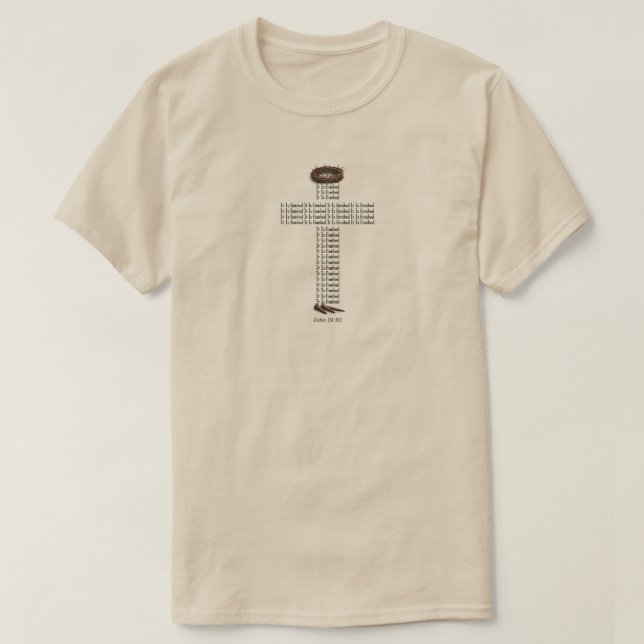 "Jean 19:30" (2) T-Shirt (Design devant)