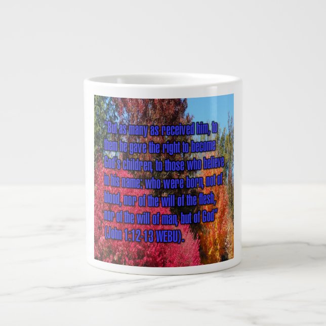 Jean 1:12–13 WEBU Mug (Devant)
