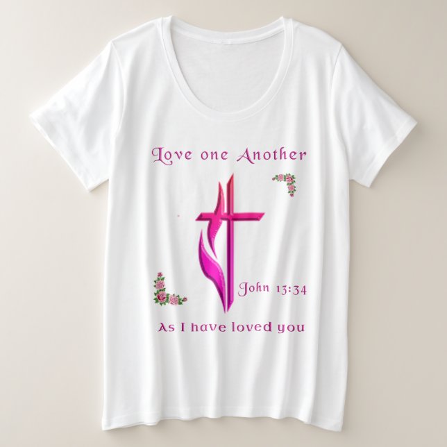 Jean 3:16  Aimez-vous les uns les autres comme je  (Design devant)