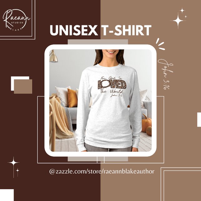 Jean 3:16 T-shirt à manches longues Verse de la Bi (Créateur téléchargé)