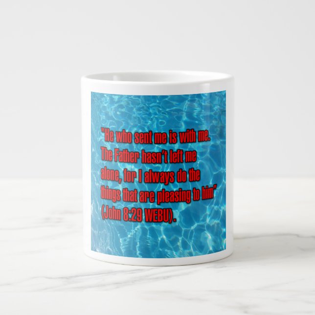 Jean 8:29 WEBU Mug (Devant)