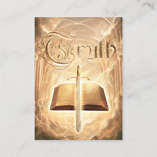 Jean 8:31-32 KJV Cartes (Dos)