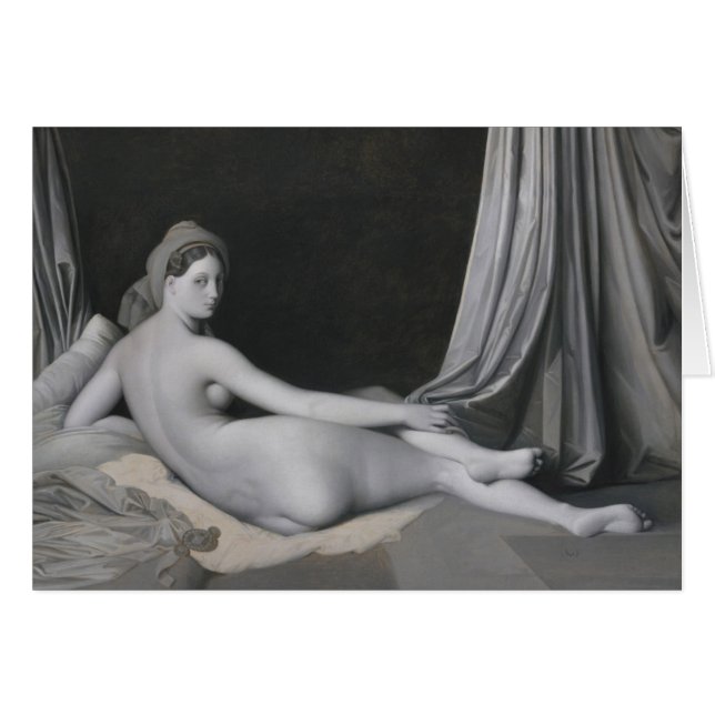 Jean Auguste Dominique Ingres | Odalisque in Grisa (Devant horizontal)