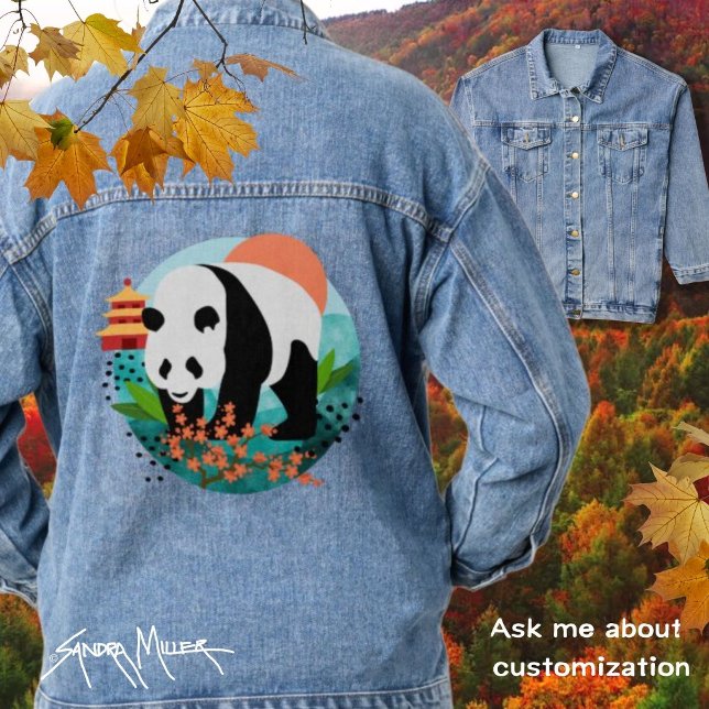 Jean BAO SHI - Veste en denim Panda (Créateur téléchargé)