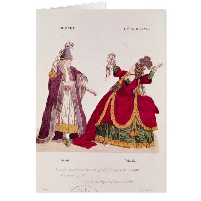 Jean-Baptiste Brizard dans le rôle de Joad (Devant)