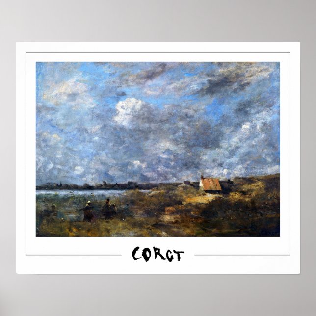 Jean-Baptiste-Camille Corot Zedign Affiche d'art # (Devant)