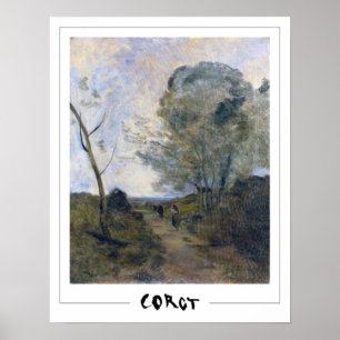 Jean-Baptiste-Camille Corot Zedign Affiche d'art #