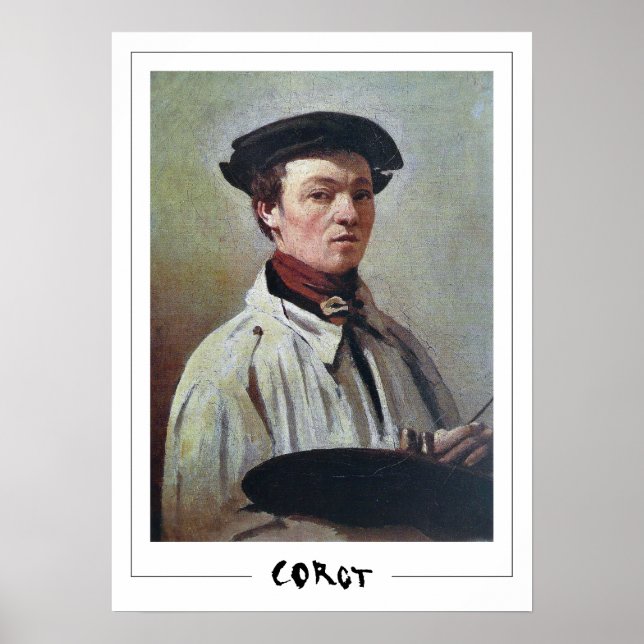 Jean-Baptiste-Camille Corot Zedign Affiche d'art # (Devant)