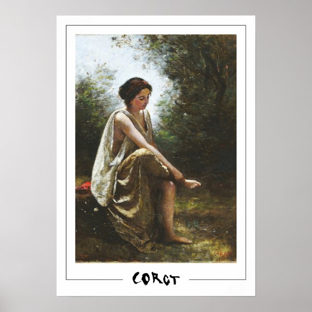 Jean-Baptiste-Camille Corot Zedign affiche d'art # (Devant)