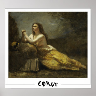 Jean-Baptiste-Camille Corot Zedign Affiche d'art #