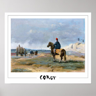 Jean-Baptiste-Camille Corot Zedign Affiche d'art #
