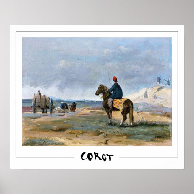 Jean-Baptiste-Camille Corot Zedign Affiche d'art # (Devant)