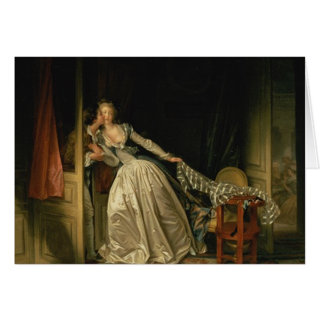 Jean-Honore Fragonard - le baiser volé - (Devant horizontal)