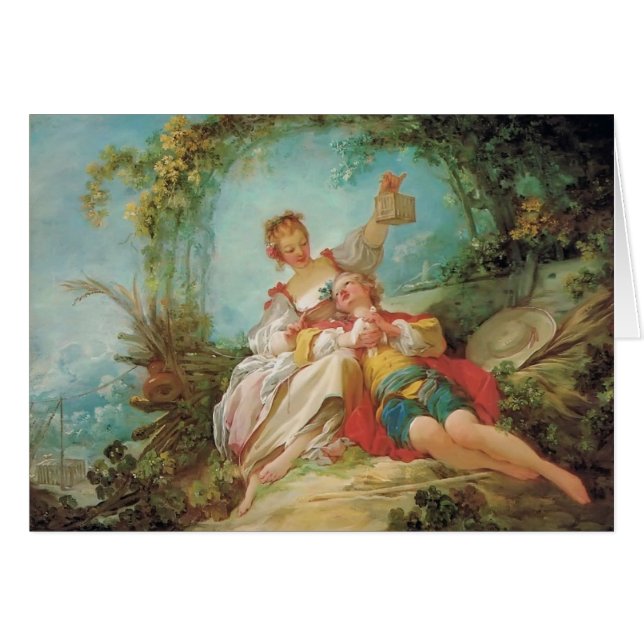 Jean-Honore Fragonard- les amants heureux (Devant horizontal)