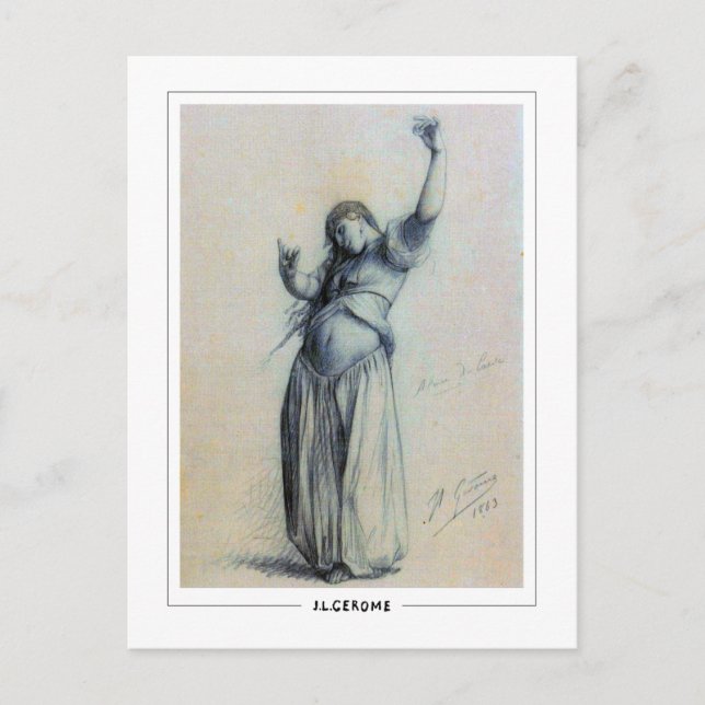 Jean-Léon Gérôme #115 - Carte postale d'art fin (Devant)