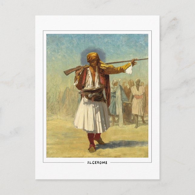 Jean-Léon Gérôme #128 - Carte postale d'art fin (Devant)