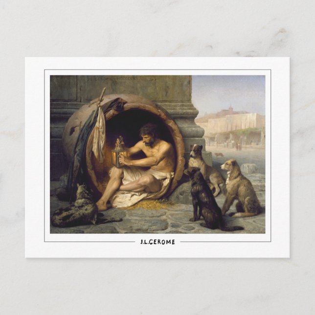 Jean-Léon Gérôme #141 - Carte postale d'art fin (Devant)