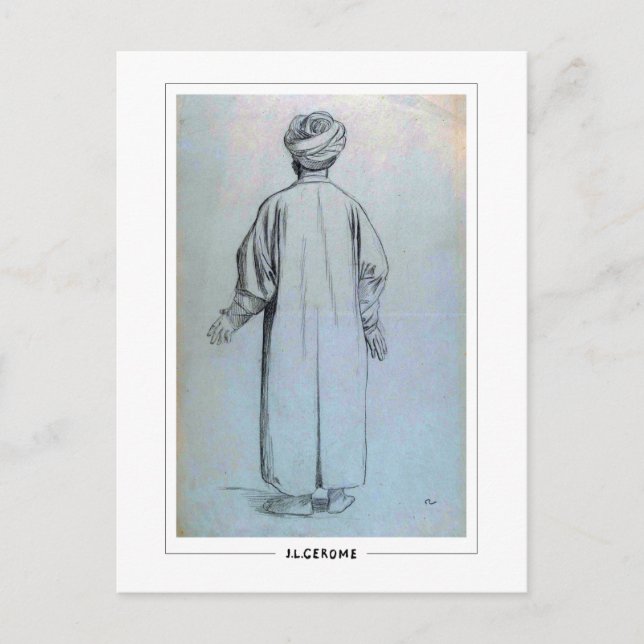 Jean-Léon Gérôme #168 - Carte postale d'art fin (Devant)