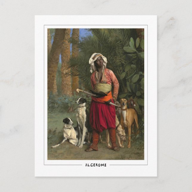 Jean-Léon Gérôme #188 - Carte postale d'art fin (Devant)