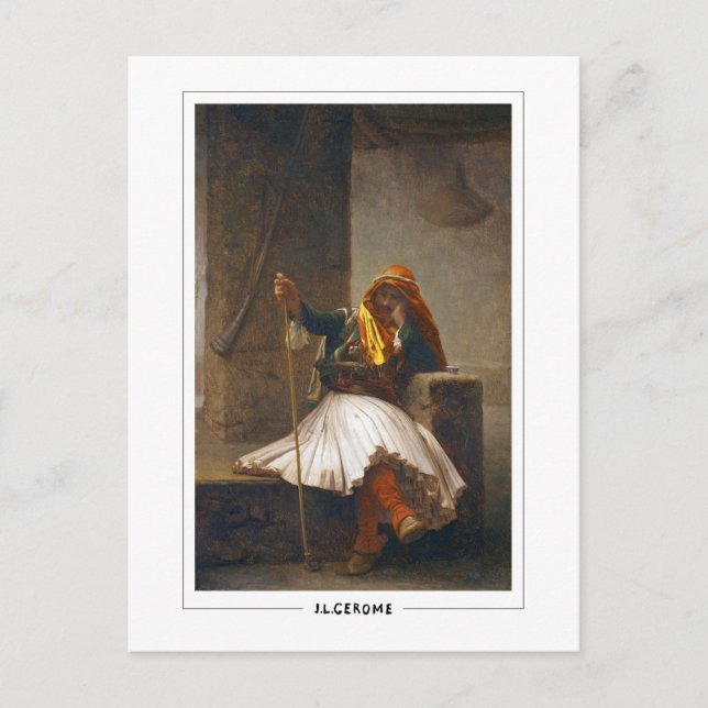 Jean-Léon Gérôme #197 - Carte postale d'art fin (Devant)