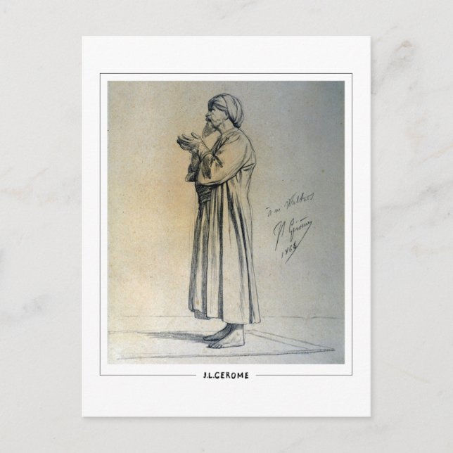 Jean-Léon Gérôme #201 - Carte postale d'art fin (Devant)