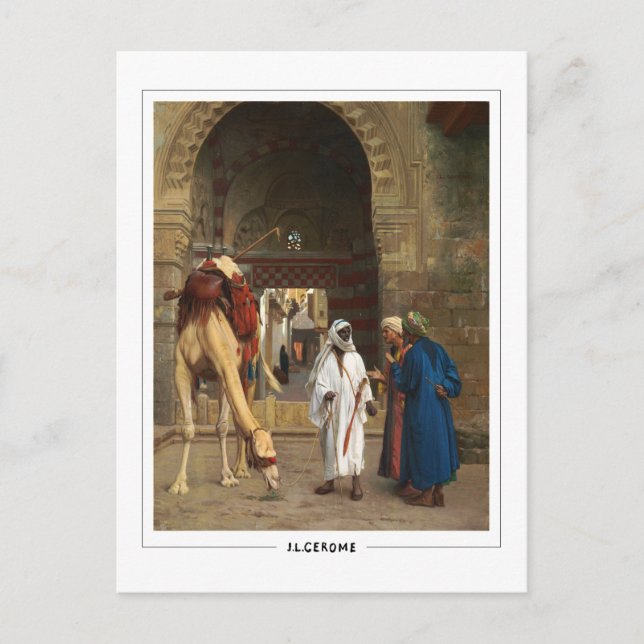 Jean-Léon Gérôme #216 - Carte postale d'art (Devant)
