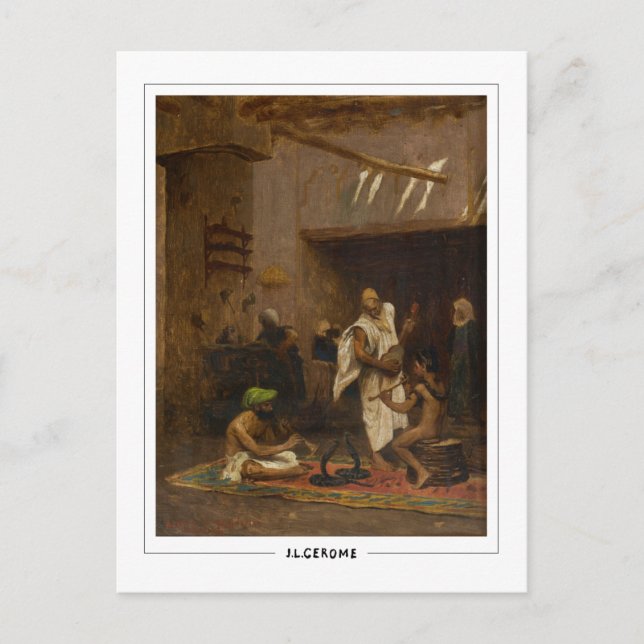 Jean-Léon Gérôme #264 - Carte postale d'art fin (Devant)