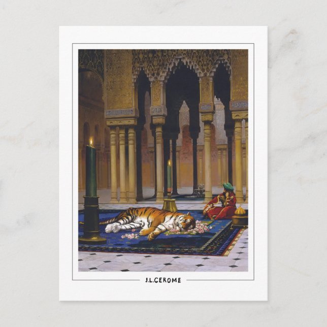 Jean-Léon Gérôme #28 - Carte postale d'art (Devant)