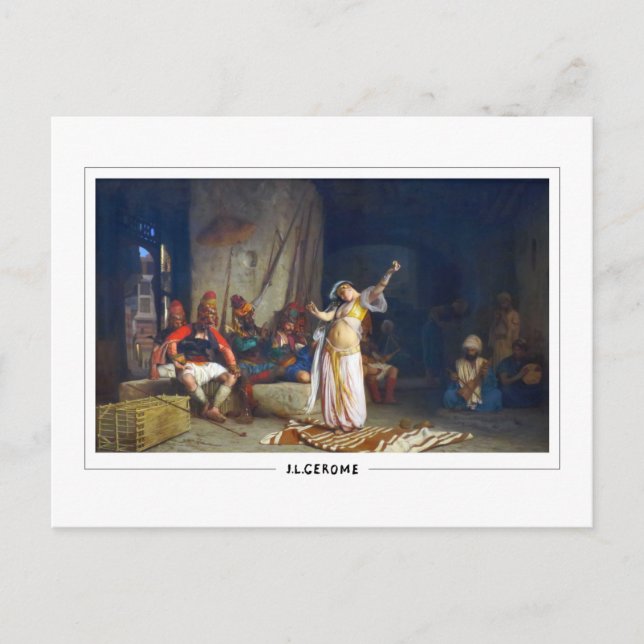 Jean-Léon Gérôme #87 - Carte postale d'art fin (Devant)