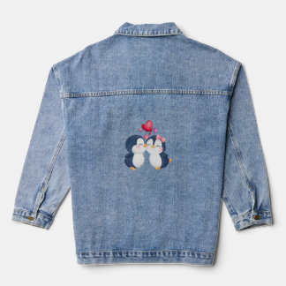 Jean Veste Denim en pingouin personnalisé
