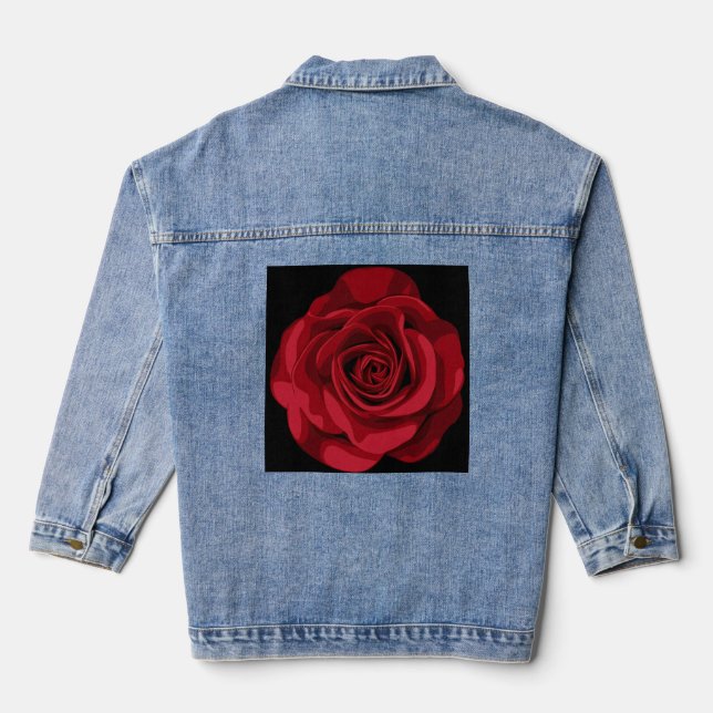 Jean Veste en demin Signature Self Love (Verso)