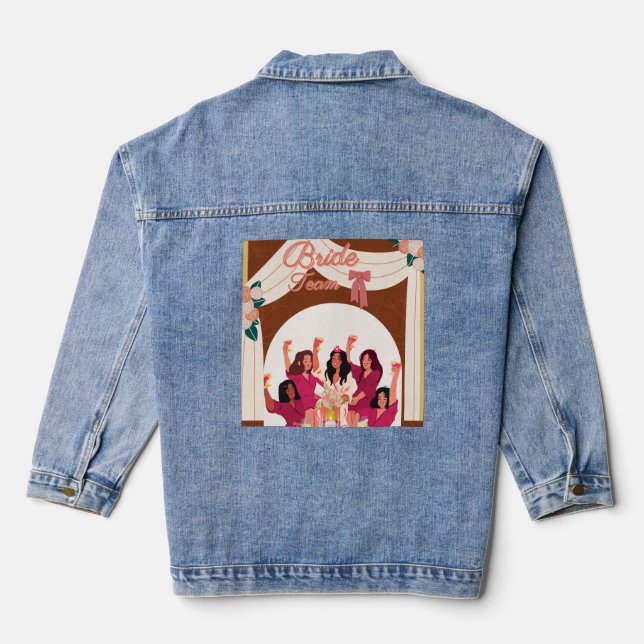 Jean veste en denim (Verso)