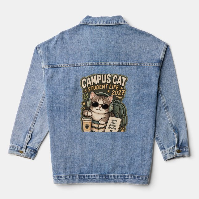 Jean Veste en denim (Verso)