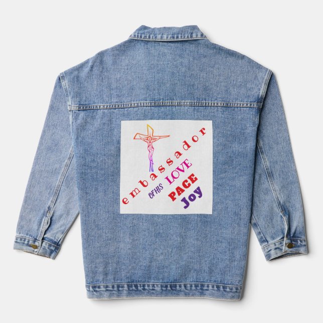 Jean Veste en denim (Verso)