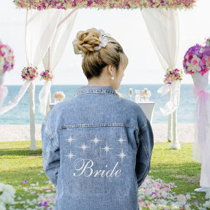 Jean Veste en denim Bride Stars