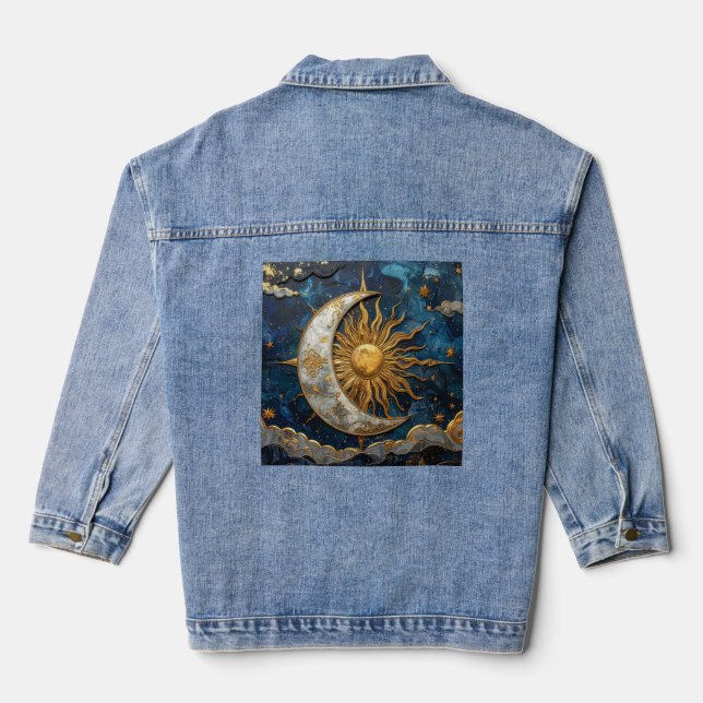 Jean Veste en denim céleste fantaisiste des cieux encha (Verso)