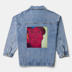 Jean Veste en denim d'art multiracial