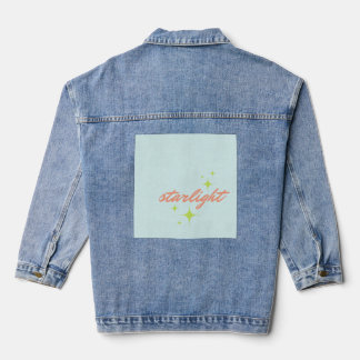 Jean veste en denim étoile