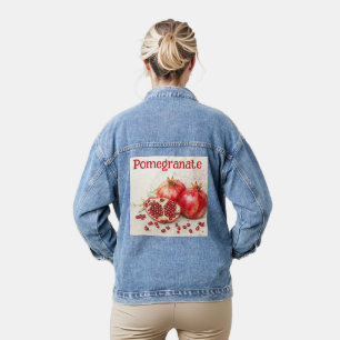 Jean Veste en denim grenade