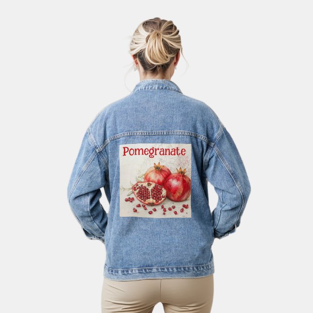 Jean Veste en denim grenade (Modèle)