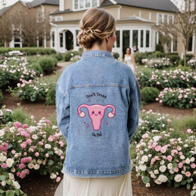 Jean Veste en denim 'Ne marchez pas dessus' (Mariage Retour)