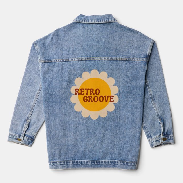 Jean Veste en denim Retro Groove (Verso)